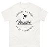 T-shirt provincial blanc - chieuse râleuse