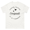 T-shirt Enseignante blanc - Chieuse râleuse