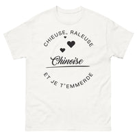 Thumbnail for T-shirt chinoise blanc - chieuse râleuse et je t’emmerde