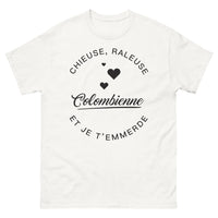 Thumbnail for T-shirt Colombie blanc - Chieuse râleuse colombienne