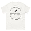 T-shirt Bourgogne blanc - chieuse râleuse bourguignonne
