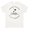 T-shirt Belge blanc - Chieuse râleuse - Je t'emmerde