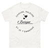 T-shirt Basque blanc - chieuse râleuse et répartie