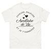 T-shirt auxiliaire de vie blanc - Chieuse râleuse et Je t'emmerde