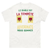 T-shirt Auvergne blanc - Nous sommes la tempête