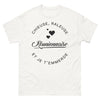 T-shirt Réunion blanc - chieuse râleuse Réunionnaise et je t'emmerde