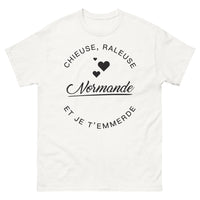 Thumbnail for T-shirt Normande blanc - chieuse râleuse et je t'emmerde