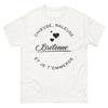 T-shirt Bretonne blanc - chieuse râleuse