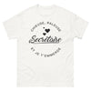 T-shirt Secrétaire blanc - Chieuse râleuse et je t'emmerde