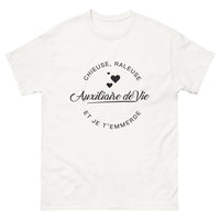 Thumbnail for T-shirt auxiliaire de vie blanc - chieuse râleuse et je t'emmerde