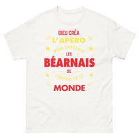 Thumbnail for T-shirt Béarnais blanc - Dieu créa l'apéro