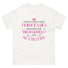 T-shirt photographe princesse blanc - double passion couronnes et objectifs