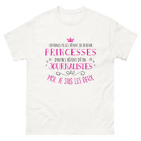 Thumbnail for T-shirt Journaliste et Princesse blanc - journaliste et princesse