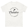 T-shirt caissière blanc face - chieuse et râleuse