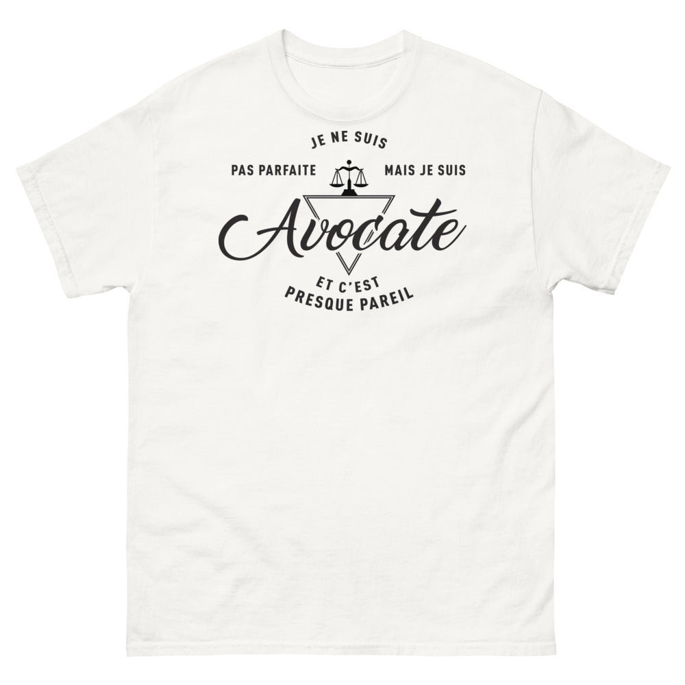 T-shirt Avocate blanc - presque parfaite