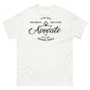 T-shirt Avocate blanc - presque parfaite