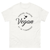 Thumbnail for T-shirt France blanc - Chieuse râleuse végan
