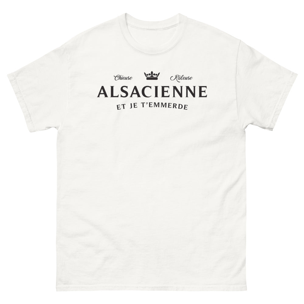 T-shirt Alsace blanc - chieuse râleuse