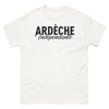T-shirt Ardèche blanc - Ardèche Indépendante