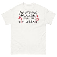 Thumbnail for T-shirt Khaleessi blanc - Je ne suis pas une princesse, je suis une Khaleessi