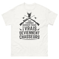 Thumbnail for T-shirt Chasseur blanc - les vrais deviennent chasseurs