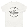 T-shirt Italie blanc - fierté et humour à l'italienne