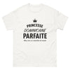 T-shirt République dominicaine blanc - princesse dominicaine au caractère bien trempé