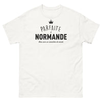 Thumbnail for T-shirt Normande blanc - Parfaite Normande mais avec un caractère