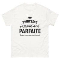 Thumbnail for T-shirt Princesse dominicaine blanc - Princesse dominicaine parfaite