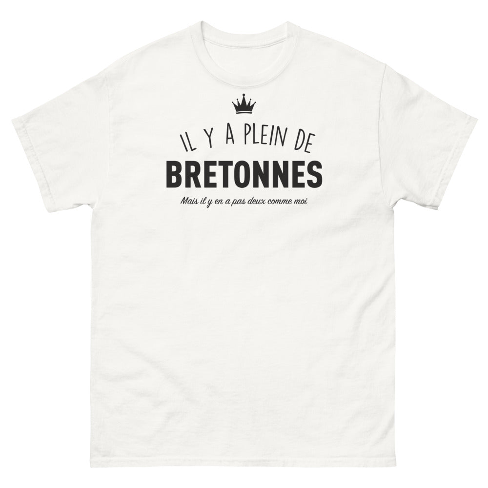 T-shirt Bretonne blanc - Il y a plein de Bretonnes, mais il n'y en a pas deux comme moi