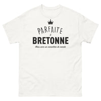 Thumbnail for T-shirt Bretagne blanc - Parfaite et Bretonne, caractère affirmé