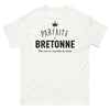 T-shirt Bretagne blanc - Parfaite et Bretonne, caractère affirmé