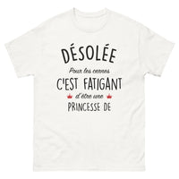 Thumbnail for T-shirt Caen blanc - Désolée pour les cernes