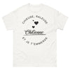 T-shirt Chilienne blanc - Chieuse râleuse, attitude décontractée