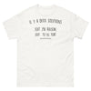 T-shirt Bretagne blanc - j'ai raison ou tu as tort