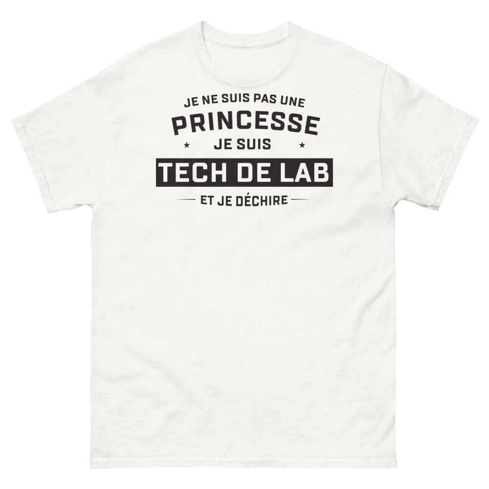 T-shirt Labrézème blanc - Tech de Lab et je déchire