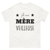 T-shirt mère-veilleuse blanc - Je suis mère-veilleuse