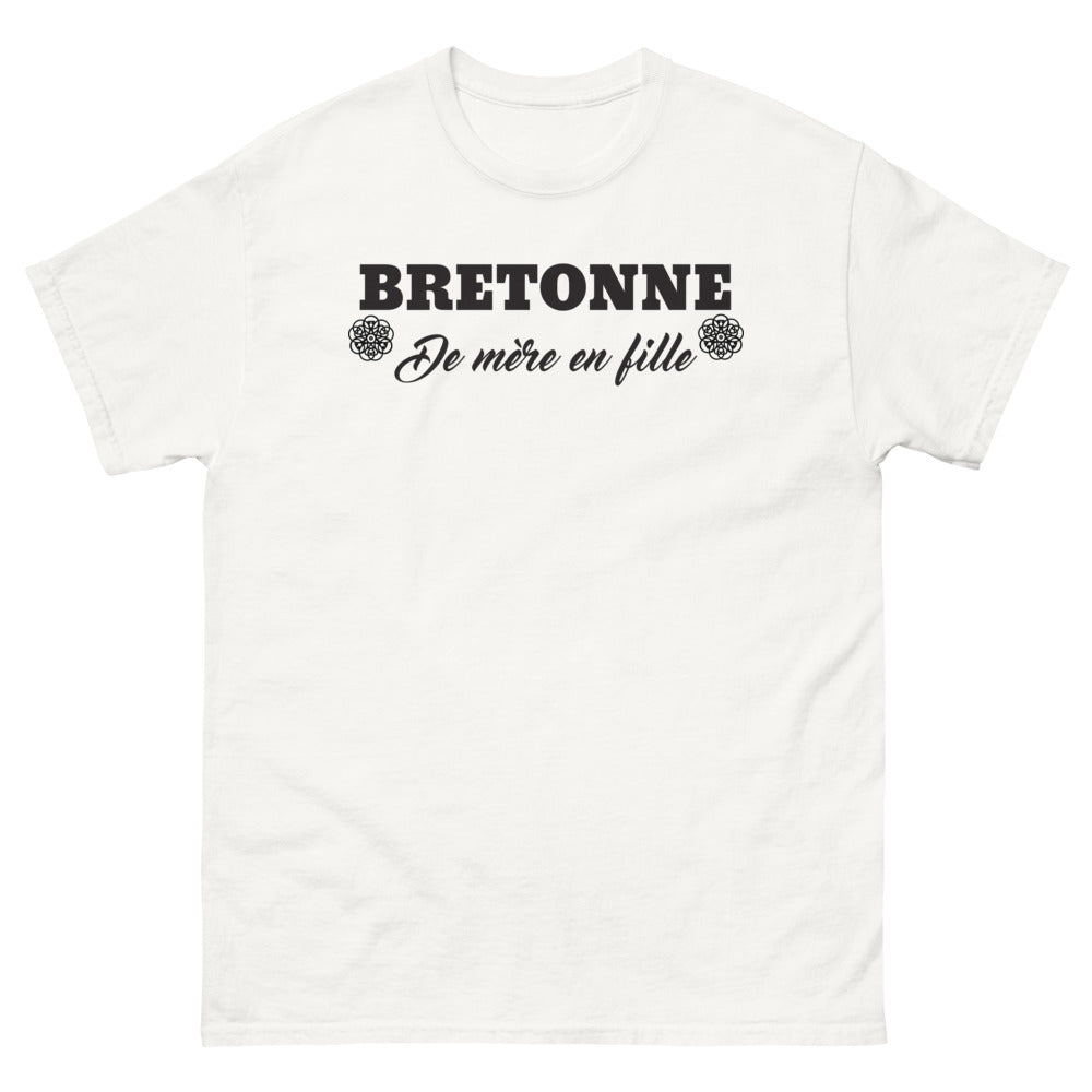 T-shirt Bretagne blanc - Breton de mère en fille