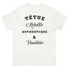 T-shirt Vaudoise blanc - têtue rebelle authentique