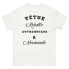 T-shirt Normande blanc - têtue rebelle authentique