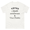 T-shirt Franc-Comtoise blanc - Têtue Rebelle Authentique