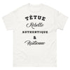 T-shirt Haïtienne blanc - Têtue rebelle