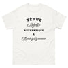 T-shirt Bourgogne blanc - Têtue et rebelle