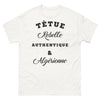 T-shirt Algérienne blanc - têtue rebelle authentique