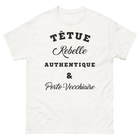Thumbnail for T-shirt Porto-Vecchio blanc - rebelle authentique