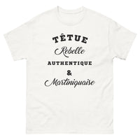 Thumbnail for T-shirt Martiniquaise blanc - têtue et authentique