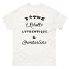 T-shirt Dombasloise blanc - têtu rebelle authentique