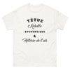 T-shirt hôtesse de l'air blanc - rebelle et authentique