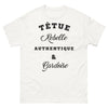 T-shirt Gard blanc - têtue rebelle gardoise
