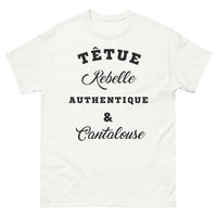 Thumbnail for T-shirt Cantalouse blanc - Têtue rebelle authentique